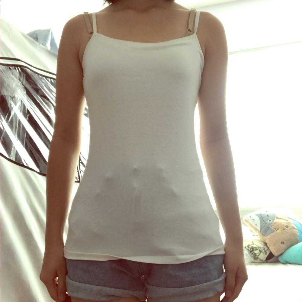 Double Layered White Cami